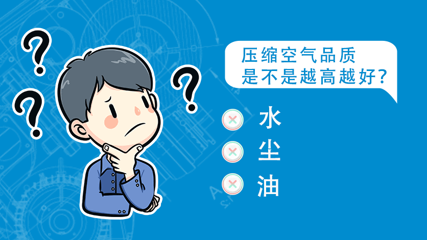 壓縮空氣品質(zhì)是不是越高越好？
