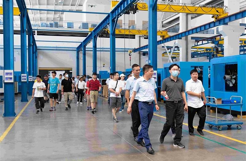 寧波臺協家聯合會企業(yè)家走進寧波德曼壓縮機有限公司