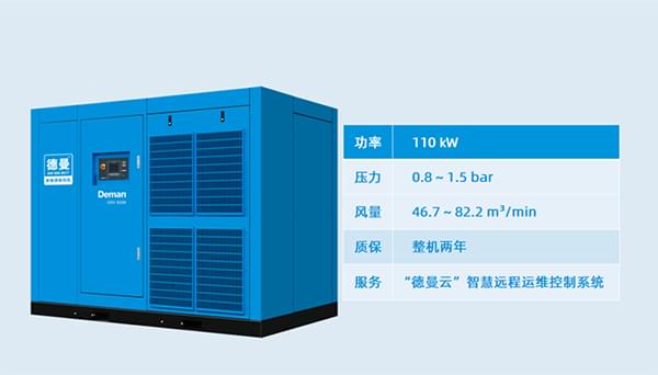德曼節(jié)能無油螺桿鼓風(fēng)機(jī)ODV 8208